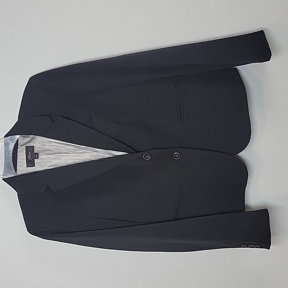 J.Crew Schoolboy Jacket Blazer Black Two Button Notch Lapel Classic K2899 - Picture 1 of 7
